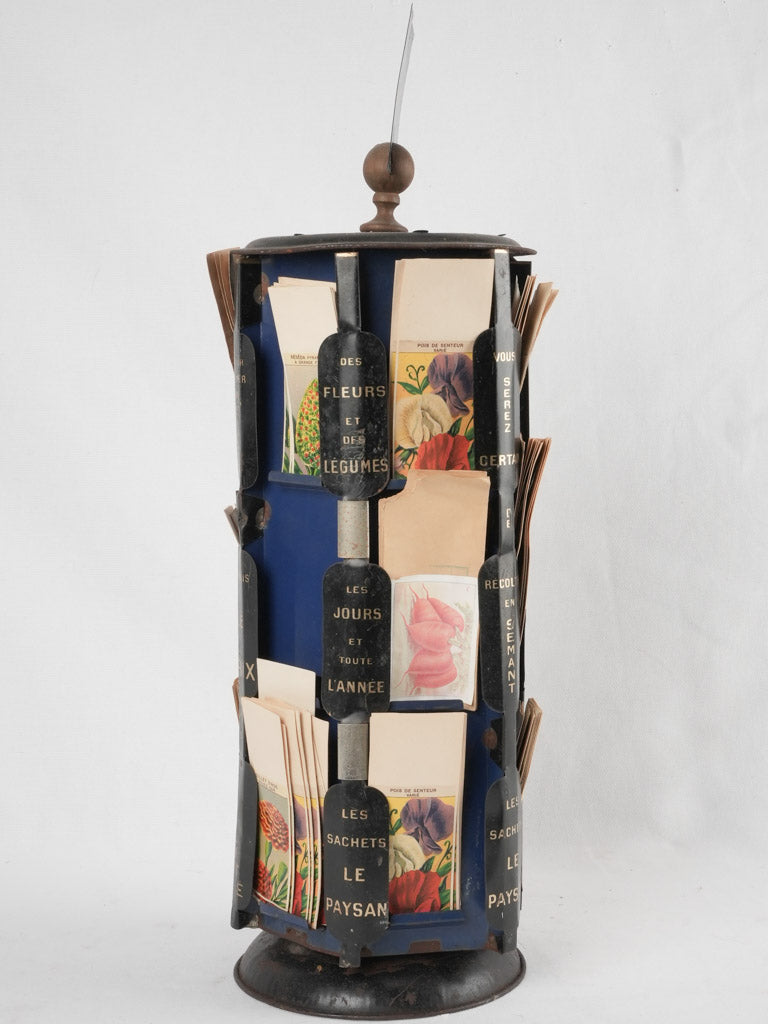 Rare collectible seed packet rack