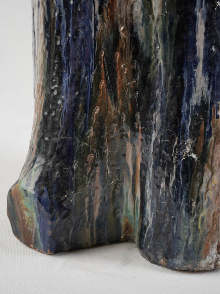 Glossy mid-century French ceramic