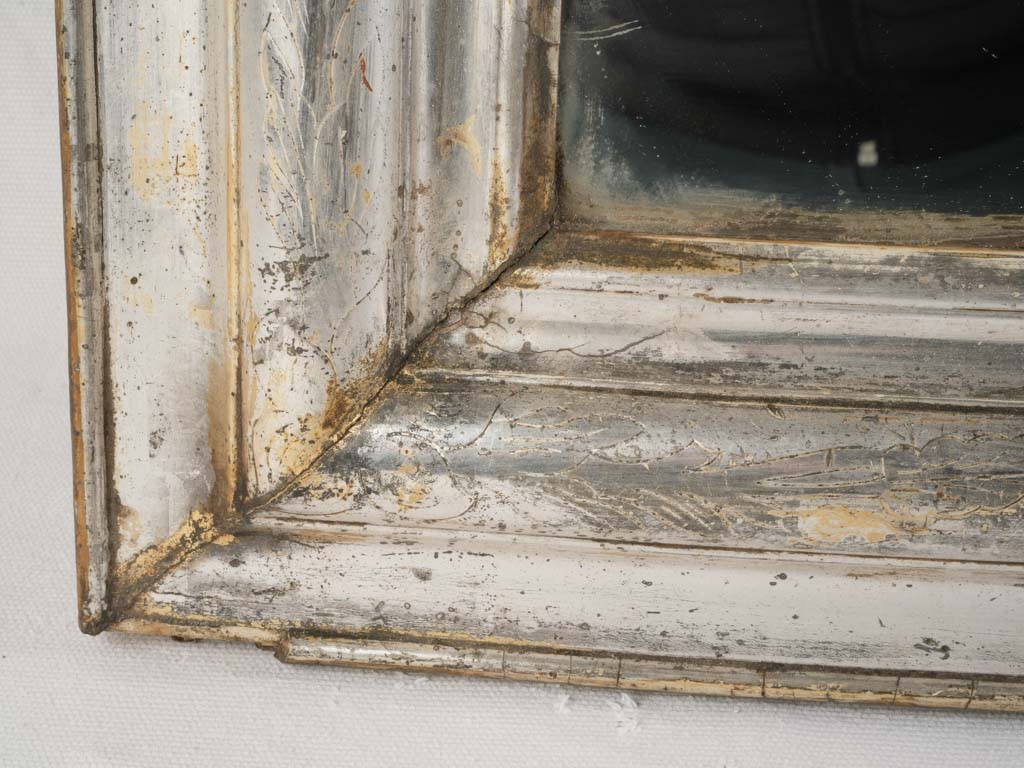 Poetic nuanced patina mirror