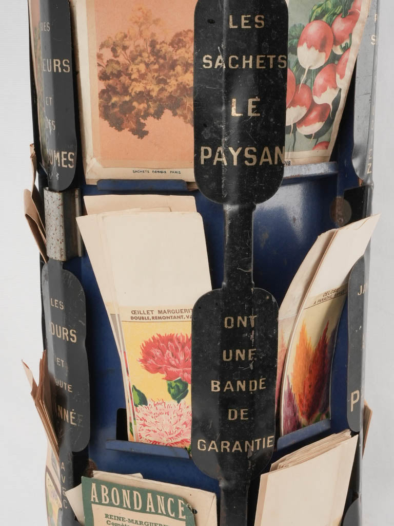Classic seed packet storage unit