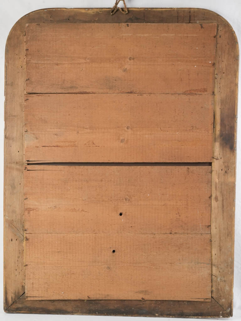 Authentic antique reflective mirror