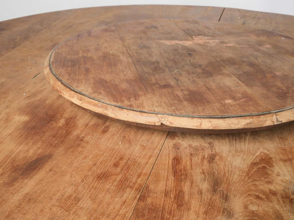 Unvarnished classic wood table