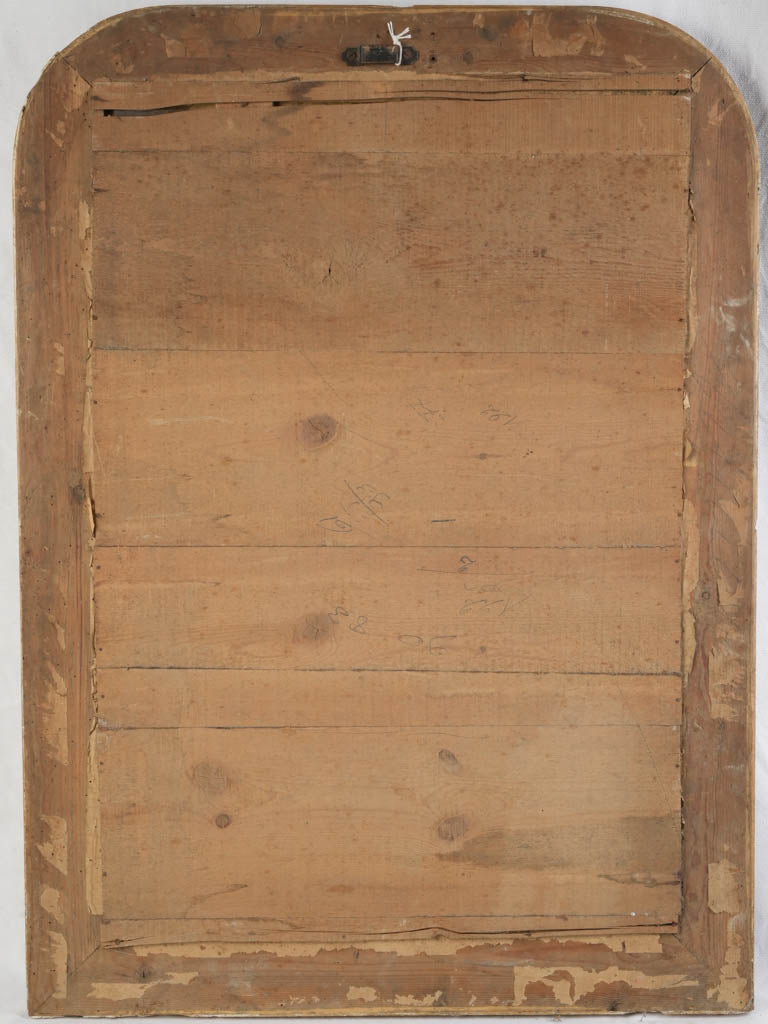 Elegant Louis Philippe Silver Leaf Mirror - 35" x 26"