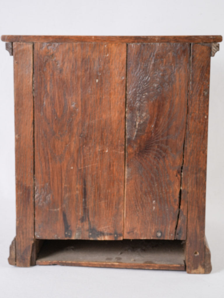 Antique French Three-Drawer File Cabinet
