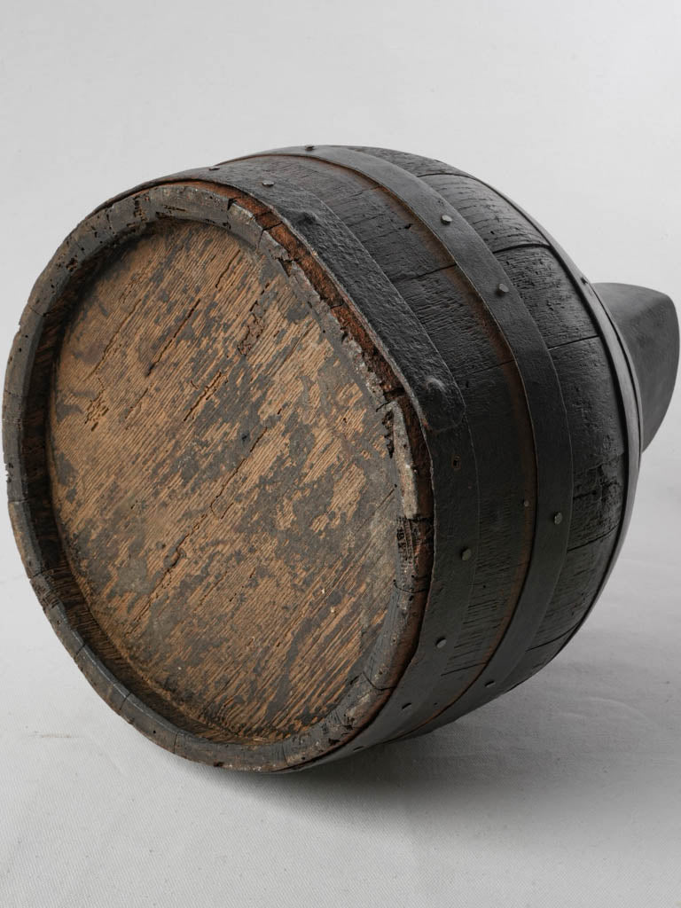 Aged French Provençal wine pitcher