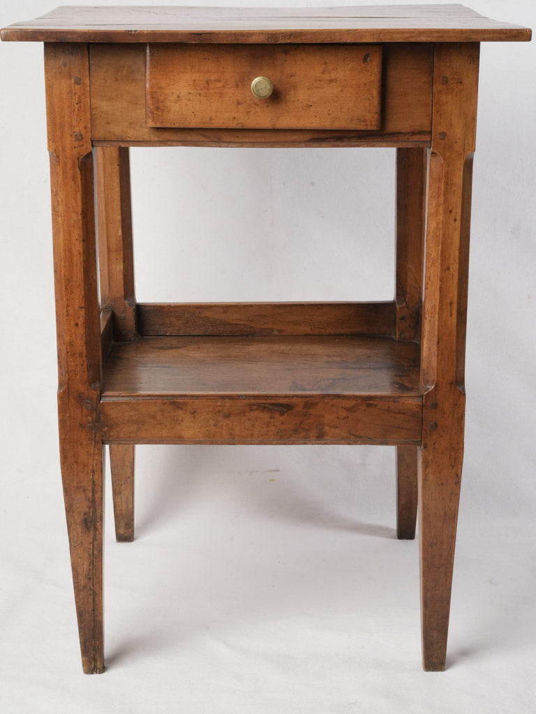 Petite French Cherry Side Table From The Early 19th Century - 20" x 20"