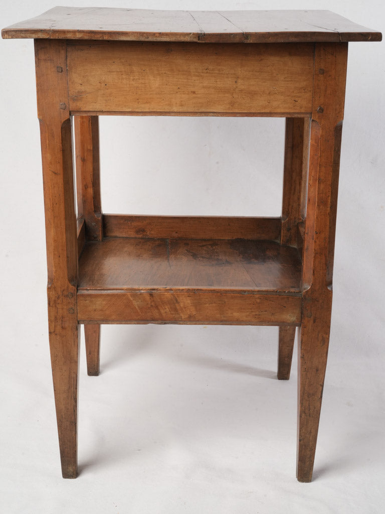 Petite French Cherry Side Table From The Early 19th Century - 20" x 20"