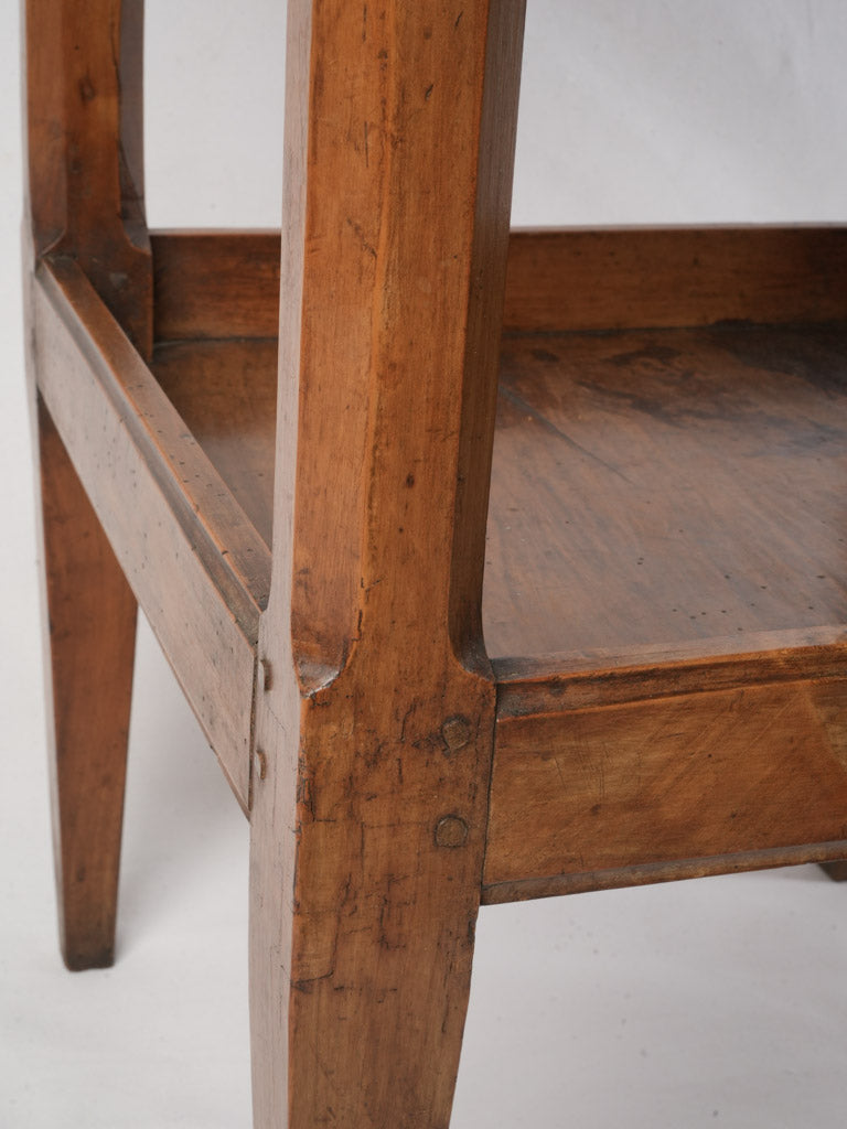 Petite French Cherry Side Table From The Early 19th Century - 20" x 20"