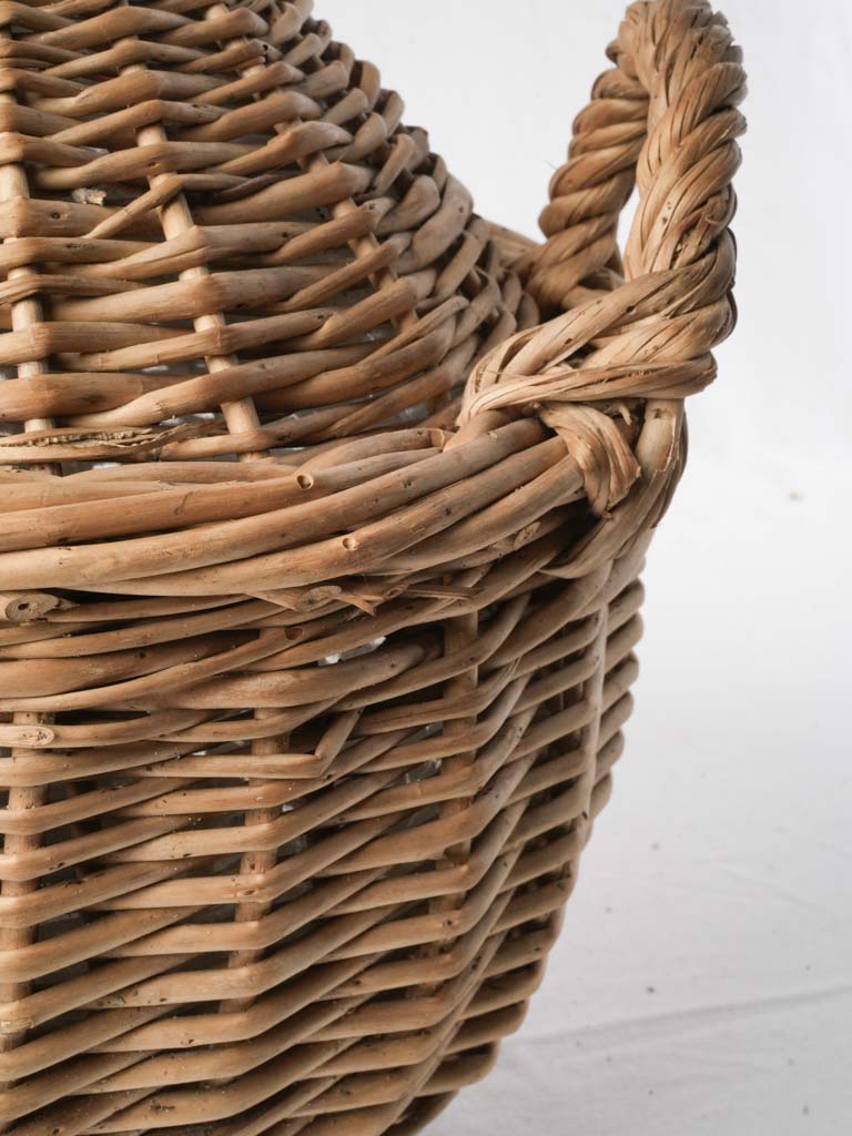 Retro utilitarian wicker demijohn