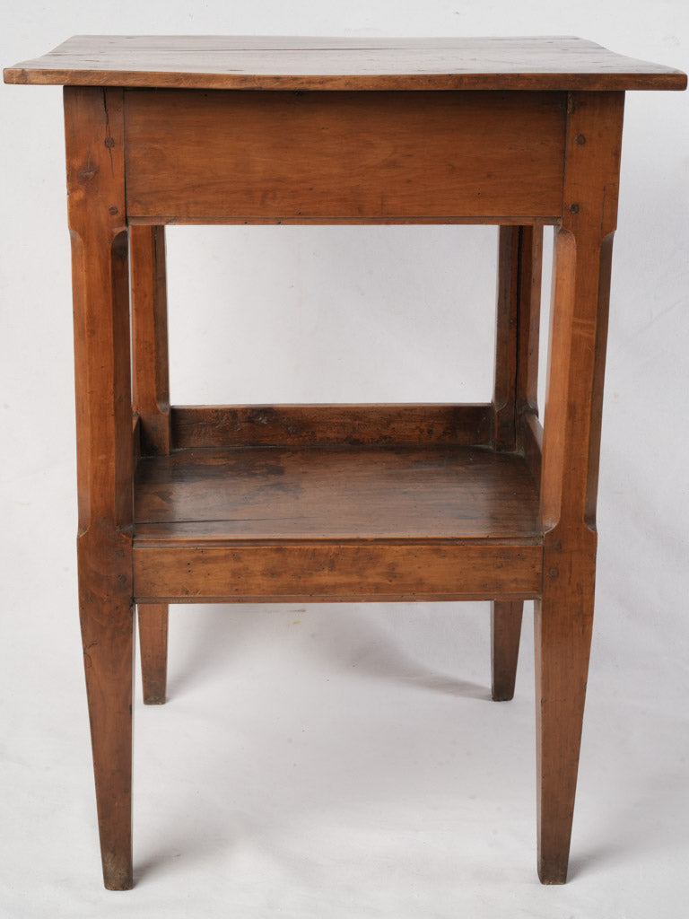 Petite French Cherry Side Table From The Early 19th Century - 20" x 20"