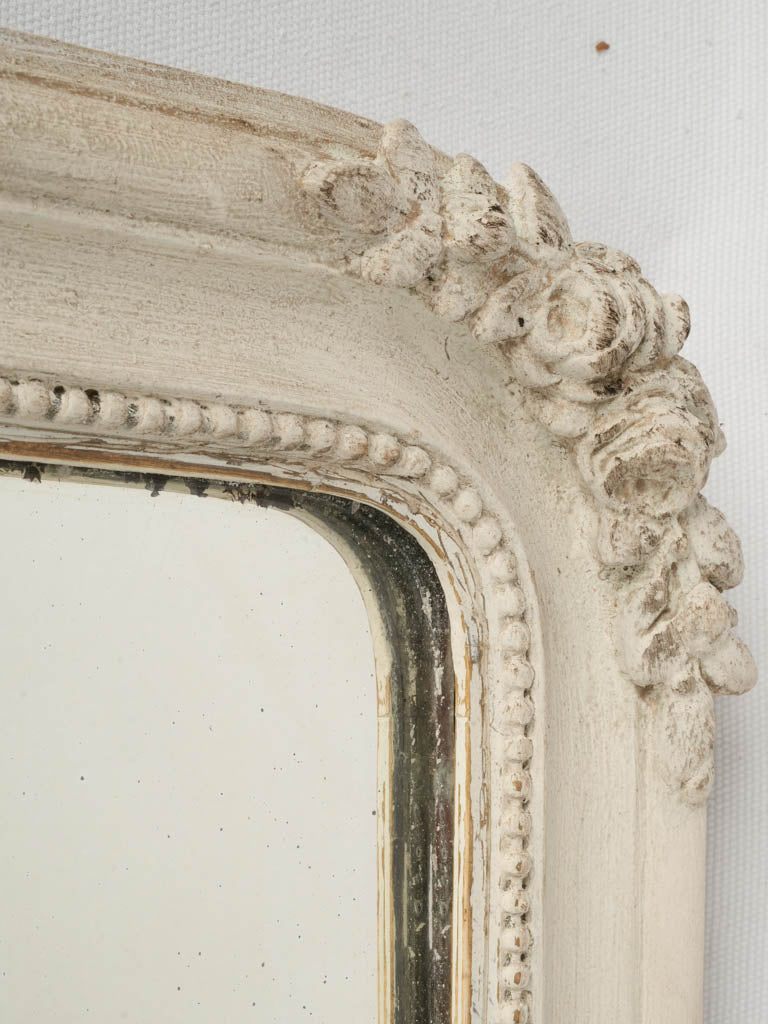 Sophisticated French floral mirror