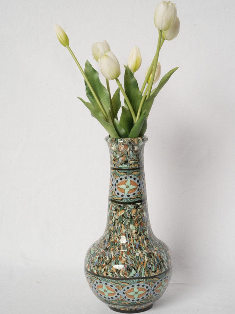 Antique signed Vallauris ceramic vase