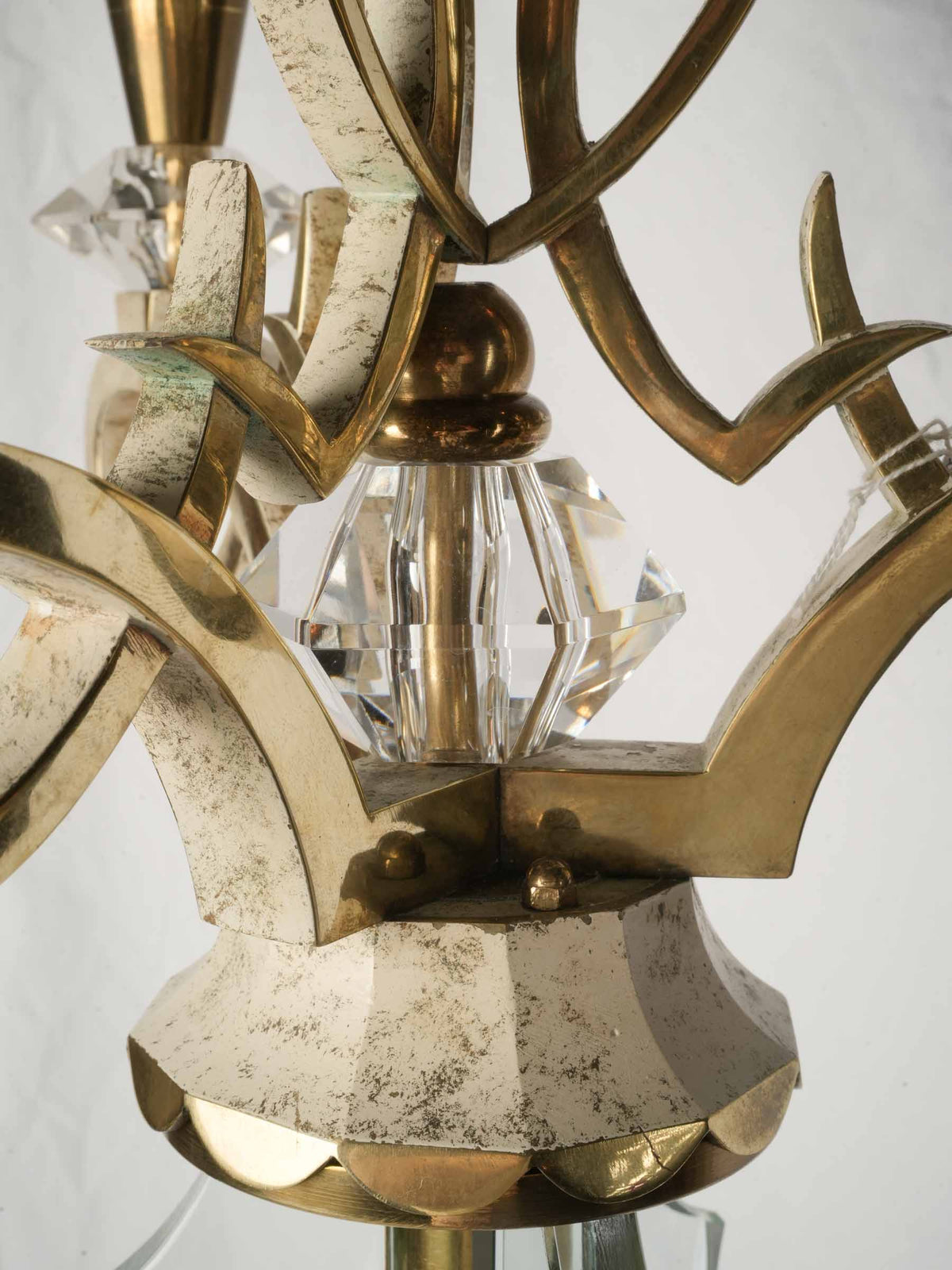 1930s French Art Deco Floor Lamp in the Style of Marius Ernest Sabino - 63"