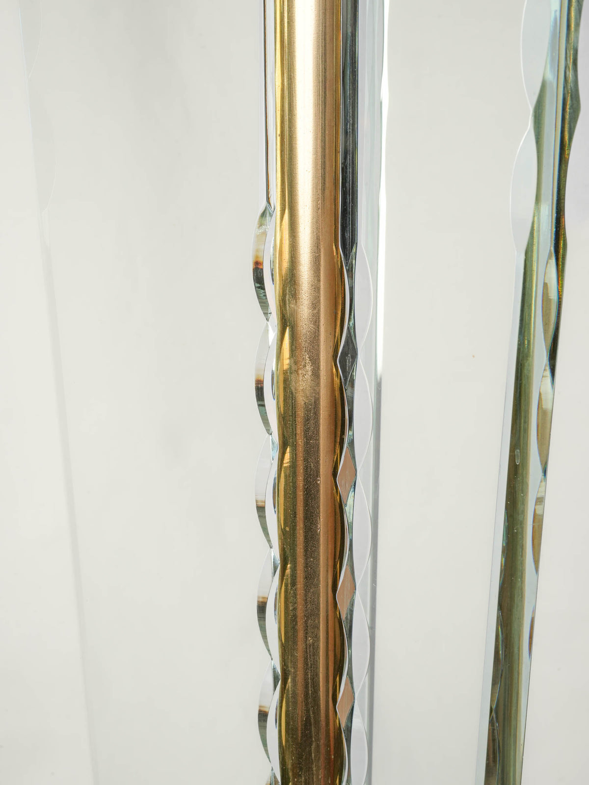 1930s French Art Deco Floor Lamp in the Style of Marius Ernest Sabino - 63"