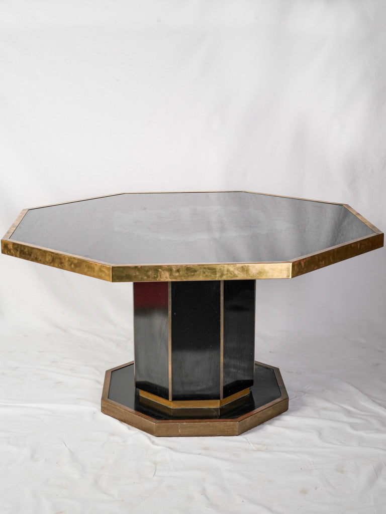Chic vintage octagonal dining table