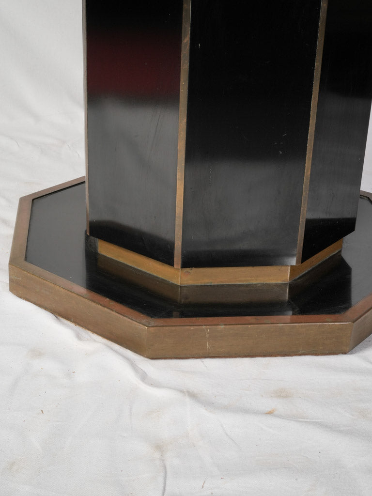 Black lacquer classic dining table