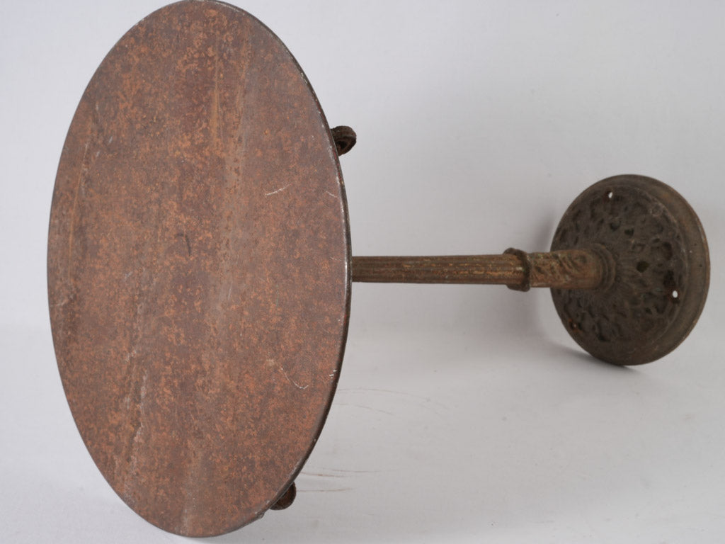 Timeless, vintage cast iron table
