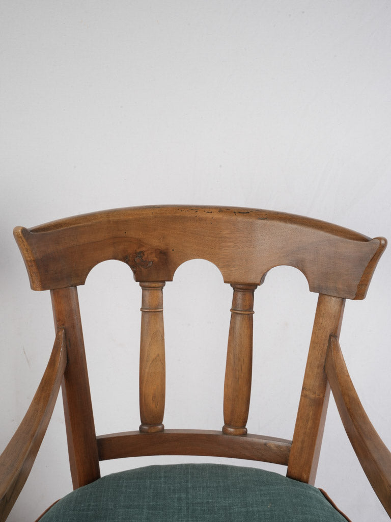 Set Of Six Early 19th Century Provincial Armchairs W/ Rush Seats