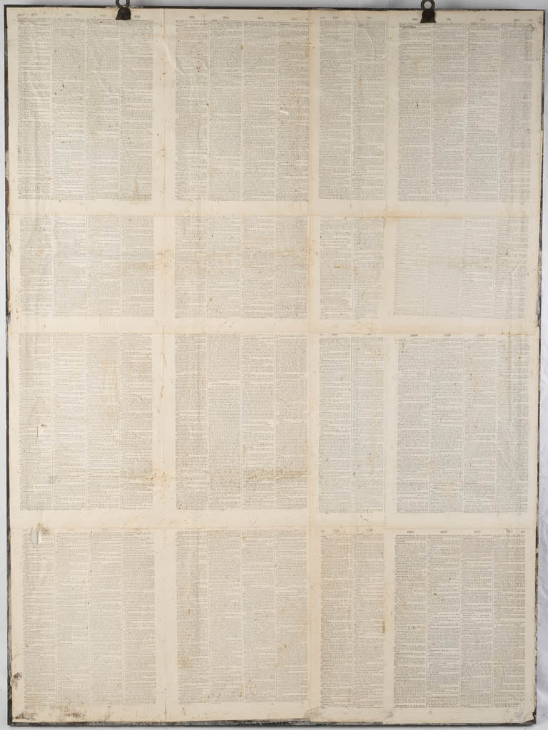 Oversized Italian Artisan Herbarium in the Antique Style - 44" x 32¾"