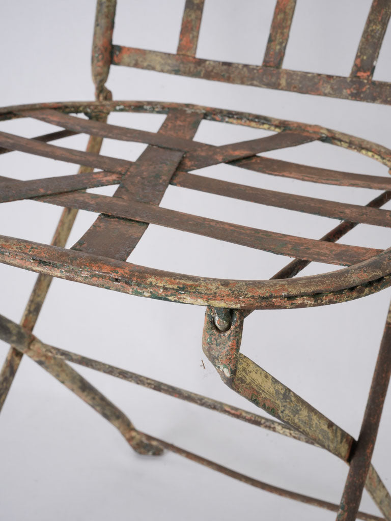 Antique style foldable patio chairs