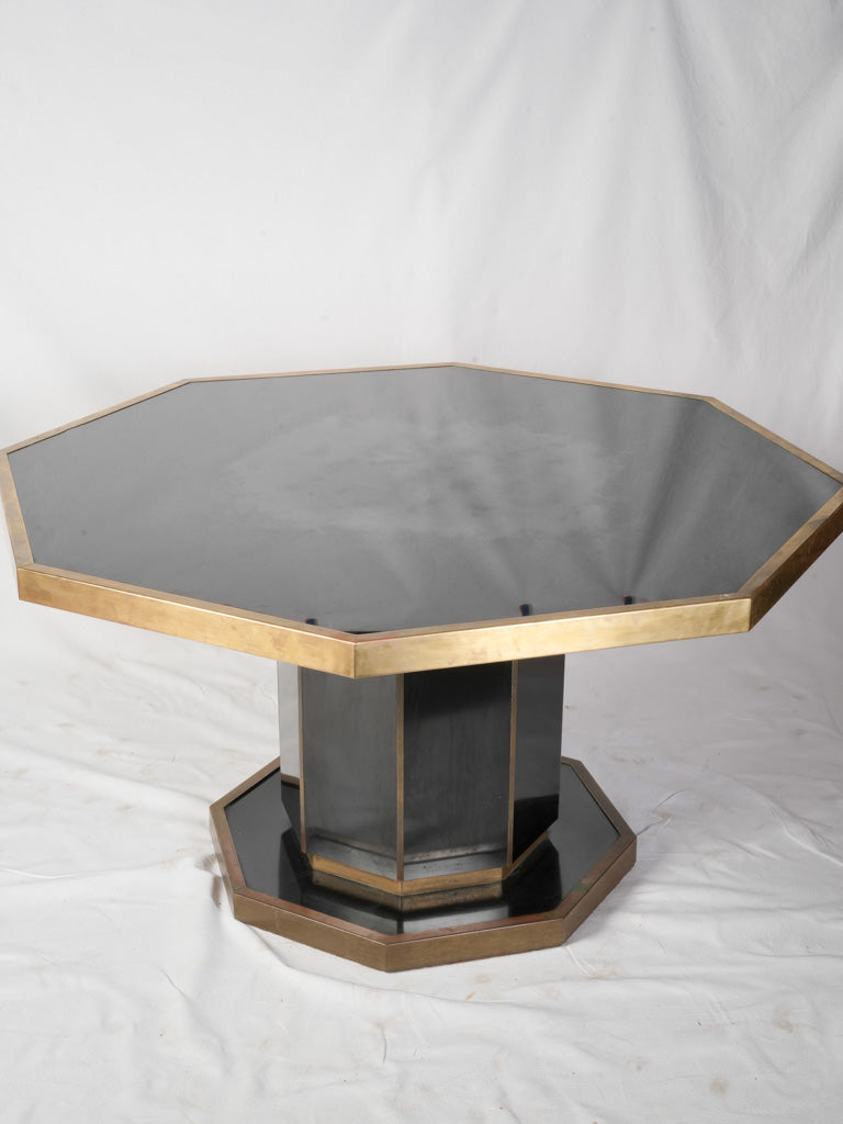 Elegant lacquered wood dining table
