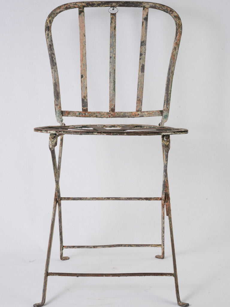 Vintage metal outdoor garden seating