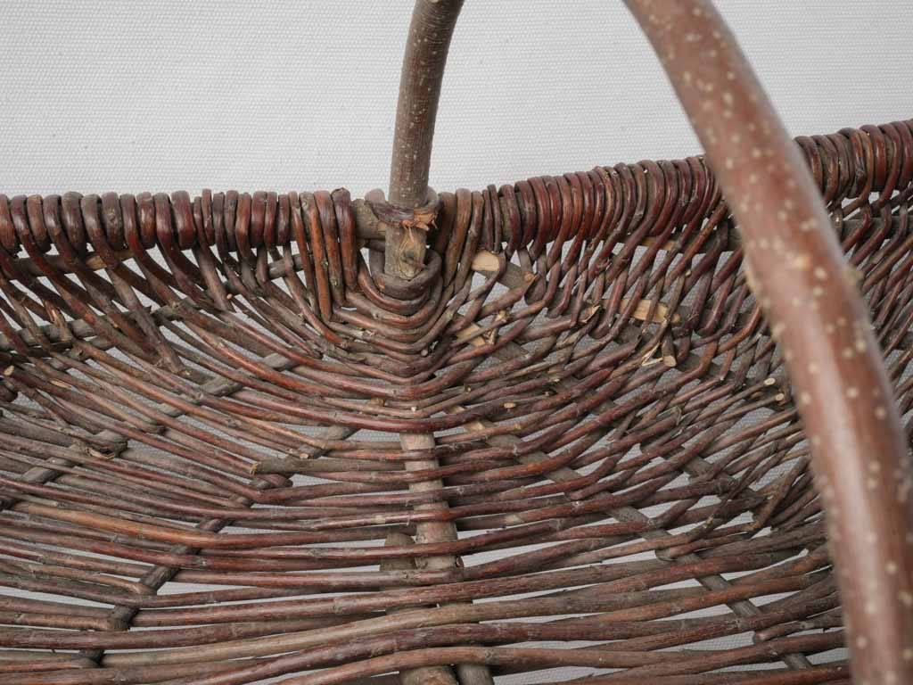 Irregular weaved storage basket