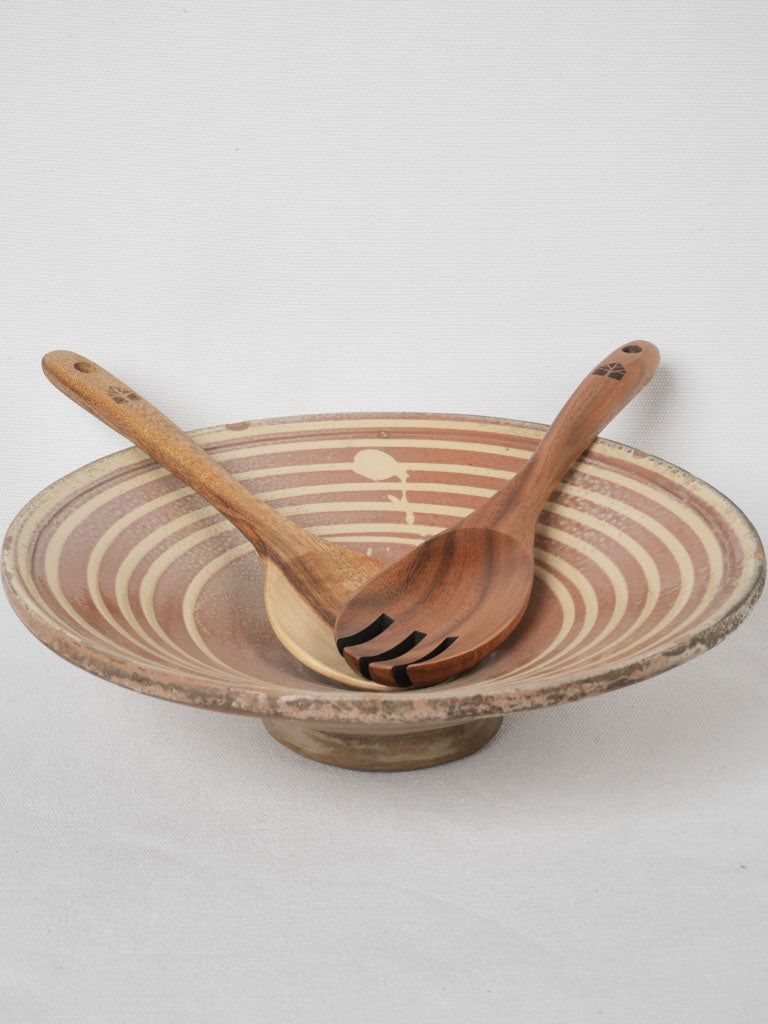 Charming antique French terracotta dish