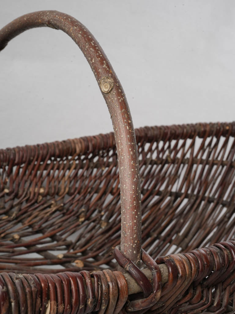 Utilitarian willow accent basket