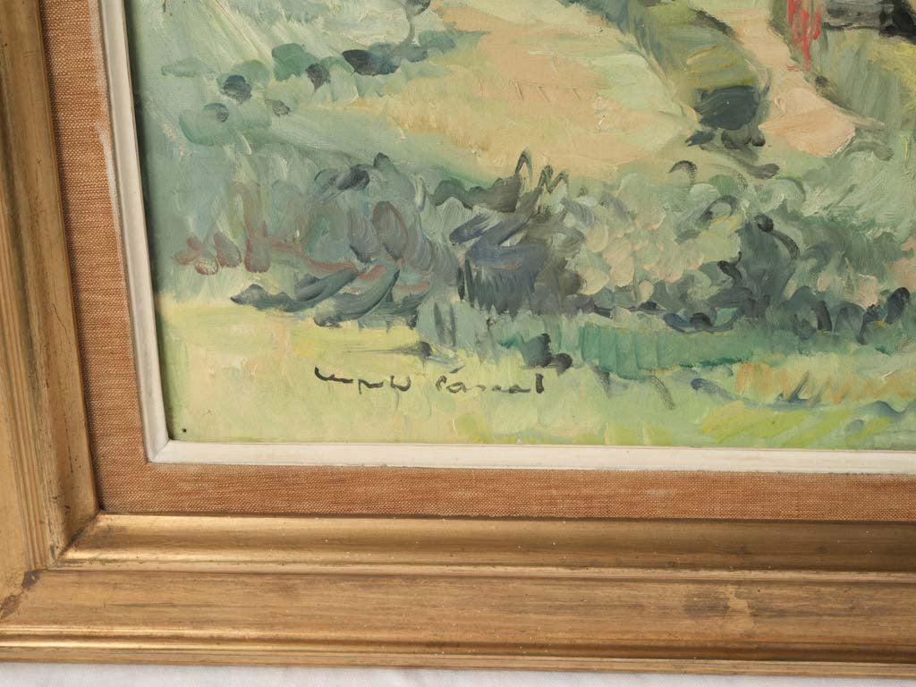 Artistic Pascal Léopold signed canvas