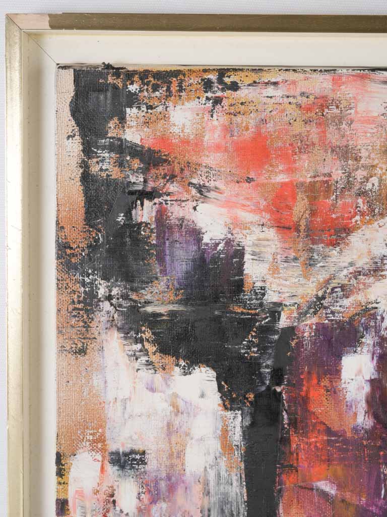 Large autumnal-framed art from 1960s