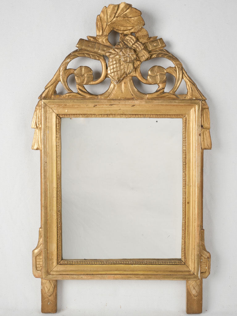 Exquisite vintage giltwood wedding mirror