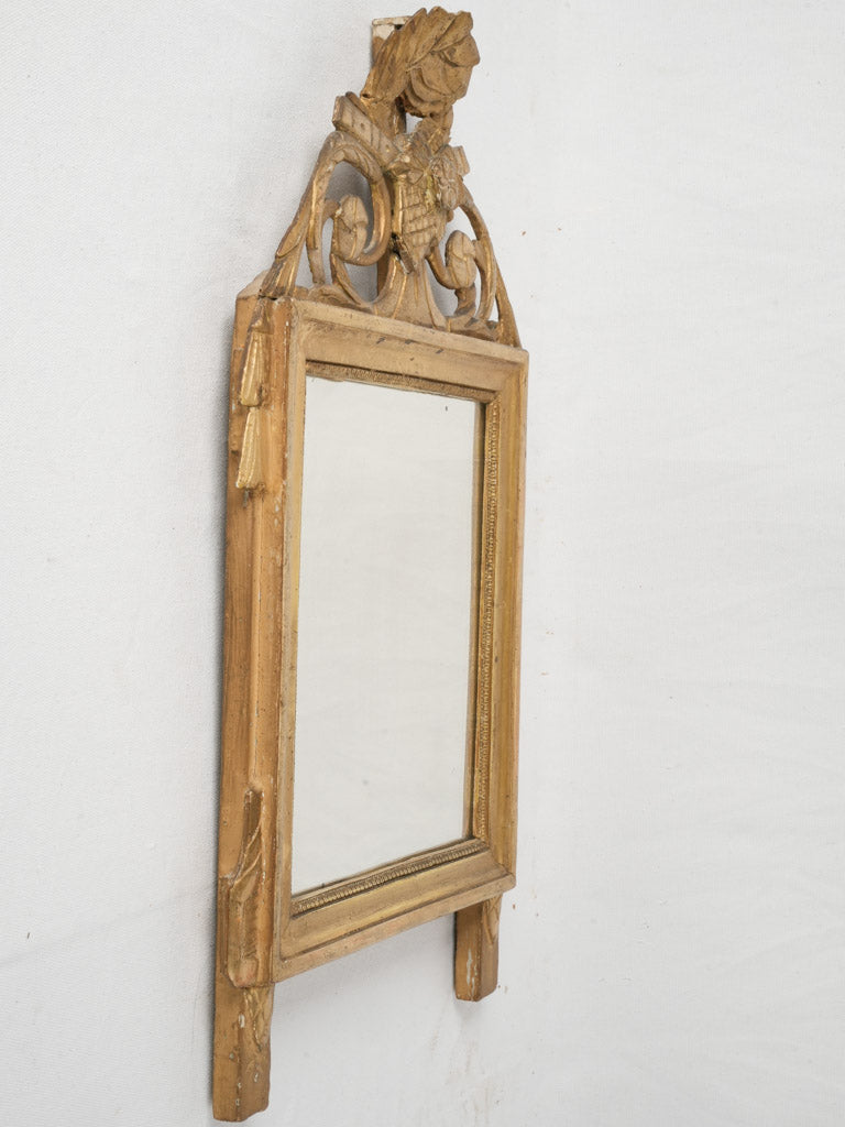 Elegant antique ceremonial looking glass