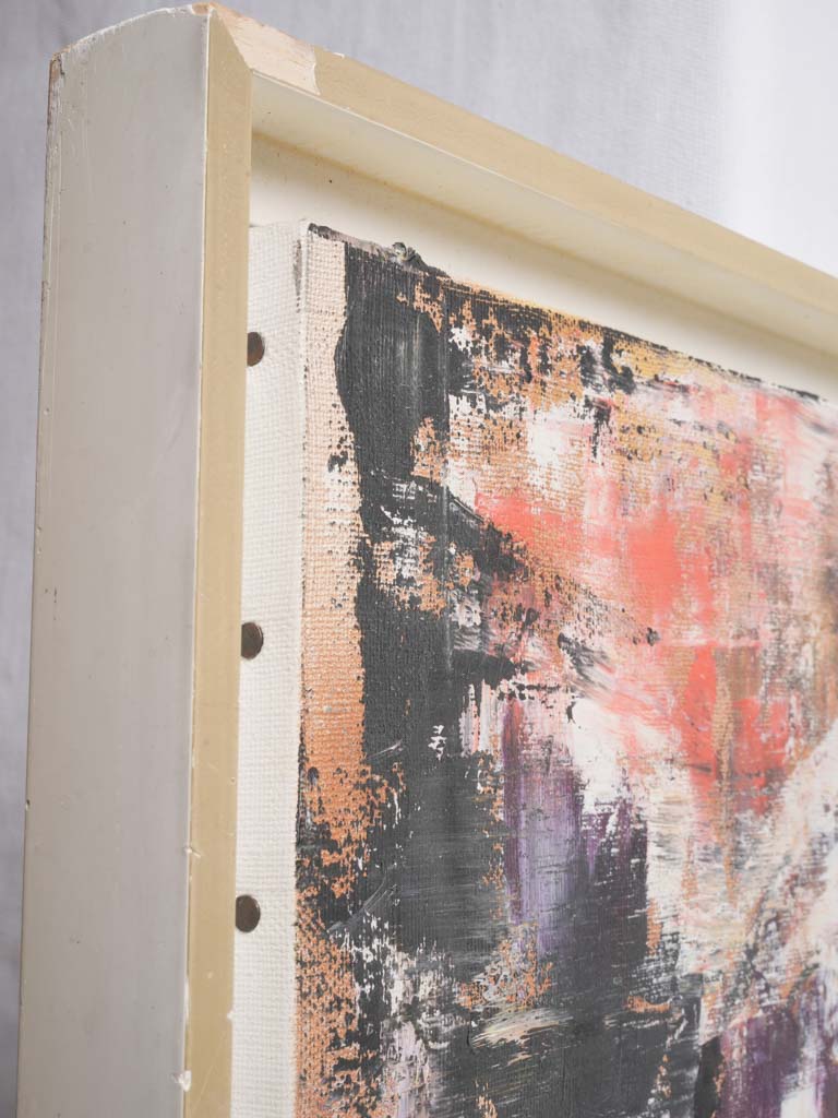 French abstract autumnal oil painting