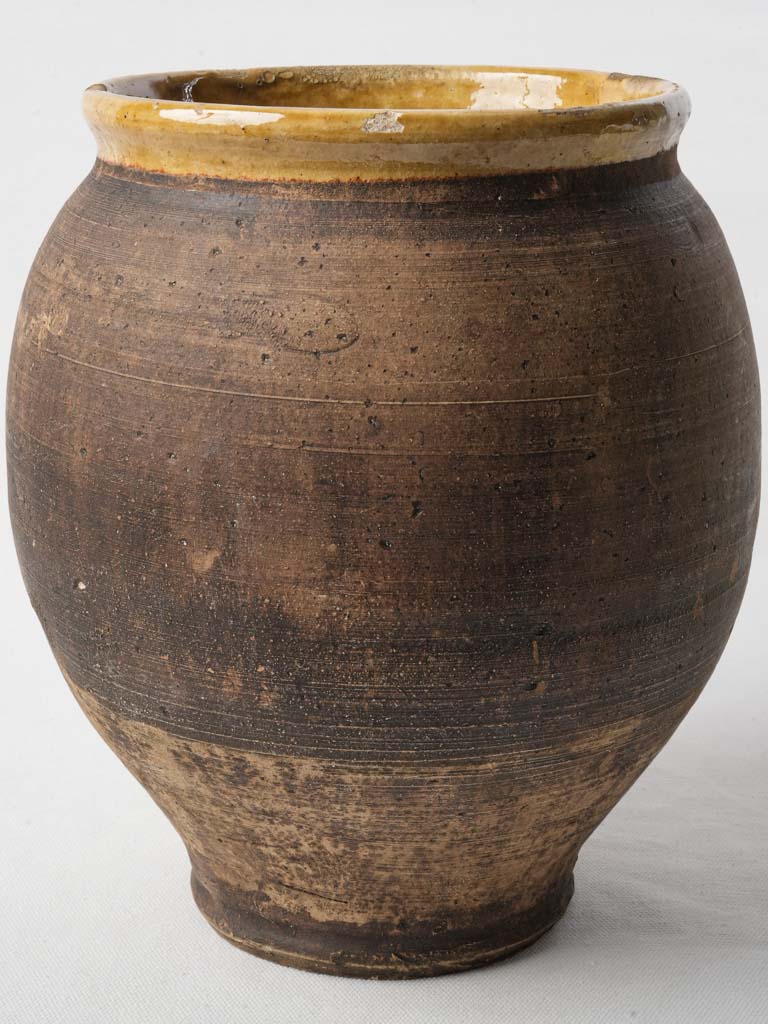 Aged Provençal-style pottery piece