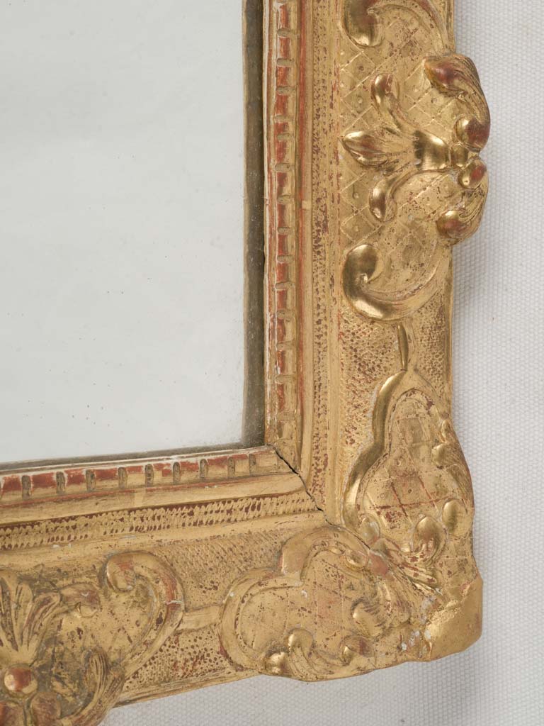 Original foxed glass mirror