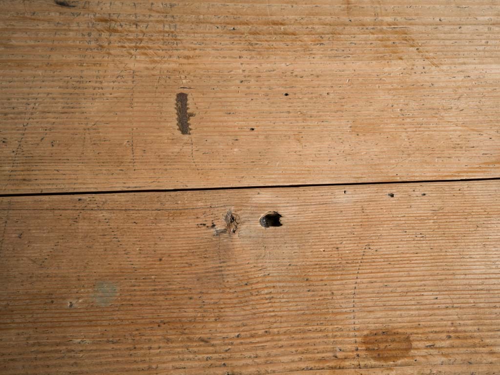 Soft tonal vintage table wood