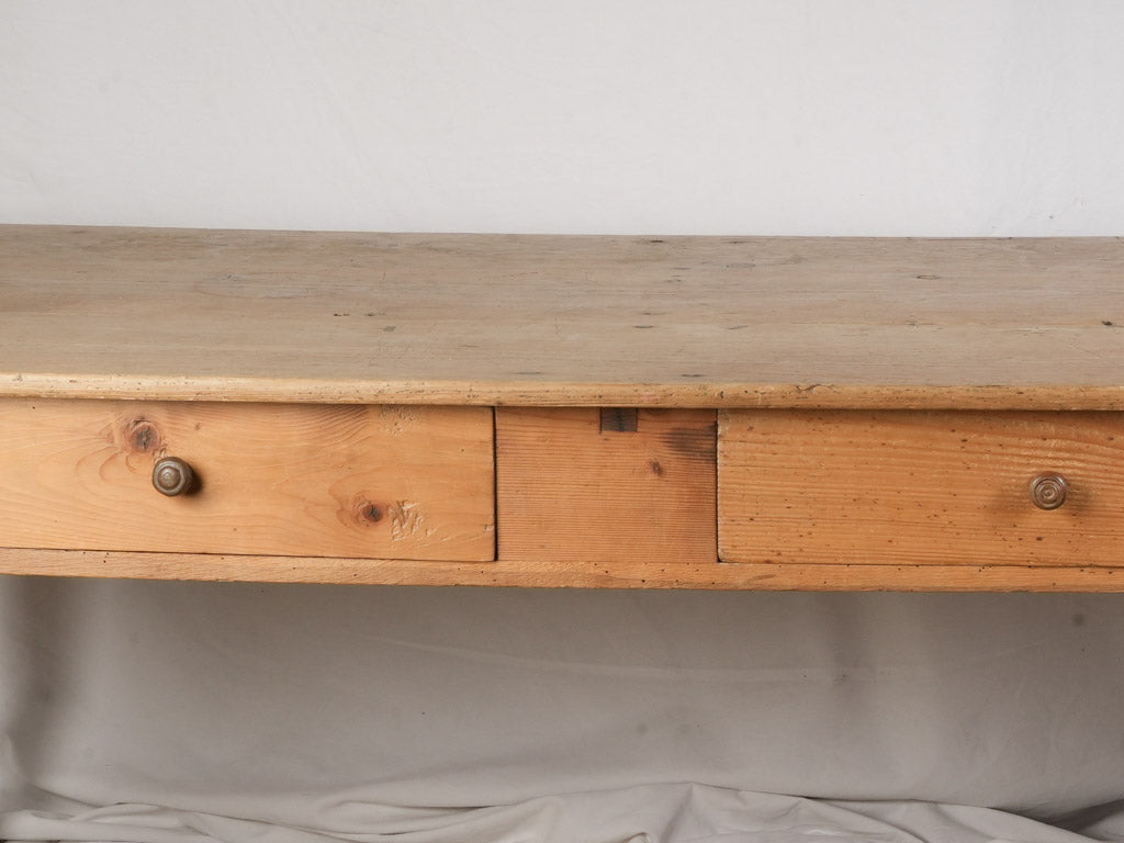 Authentic antique wooden table