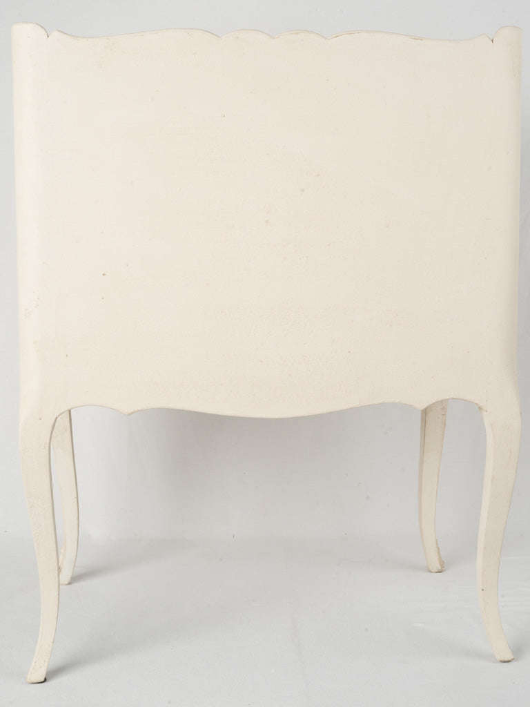 Refined carved legged accent cabinet