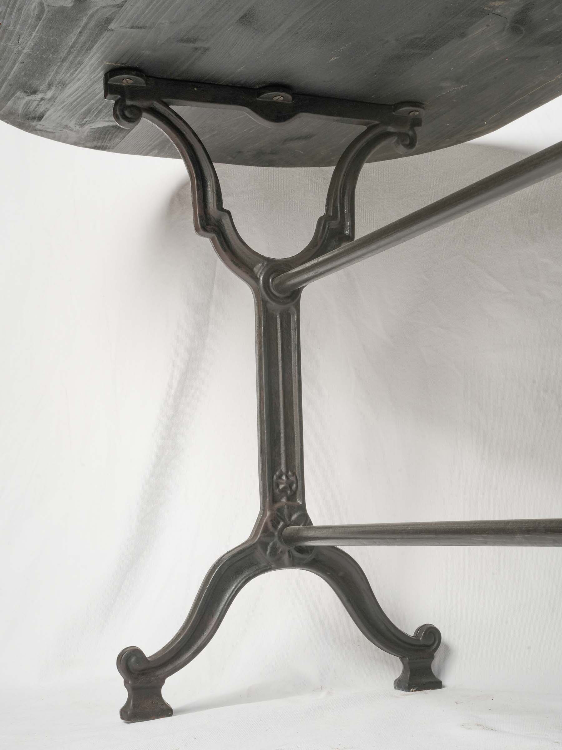 Elegant industrial display table