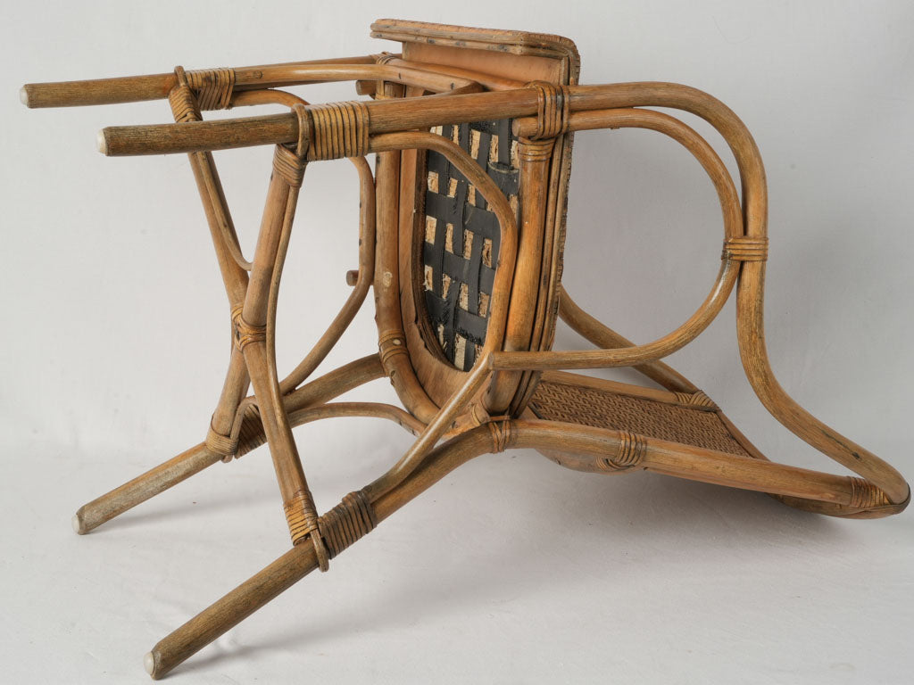 Elegant European Woven Leather Seats