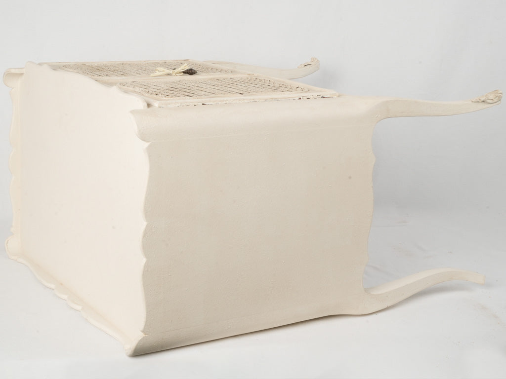 Recently hand-painted vintage table