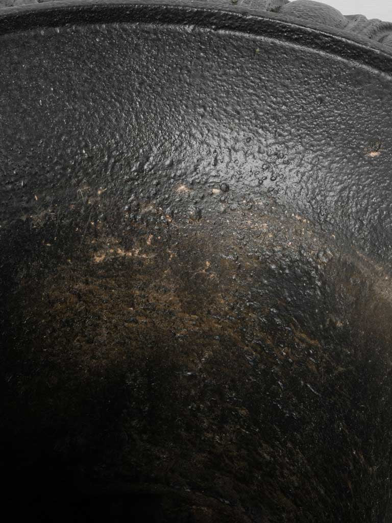 Decorative vintage cast iron urns