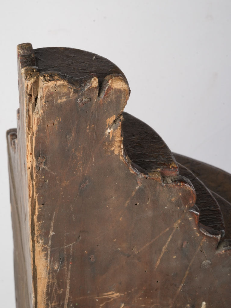 Striking 18th Century Italian Corner Cabinet in Lacca Povera - 48"