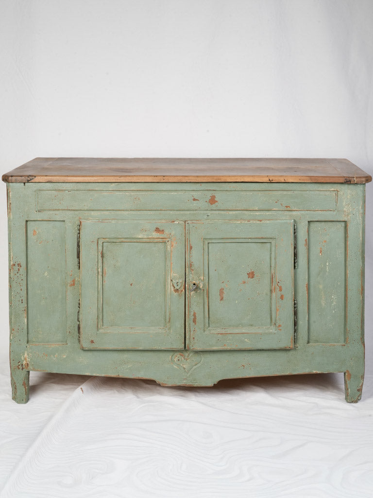 Charming rustic sage sideboard unit