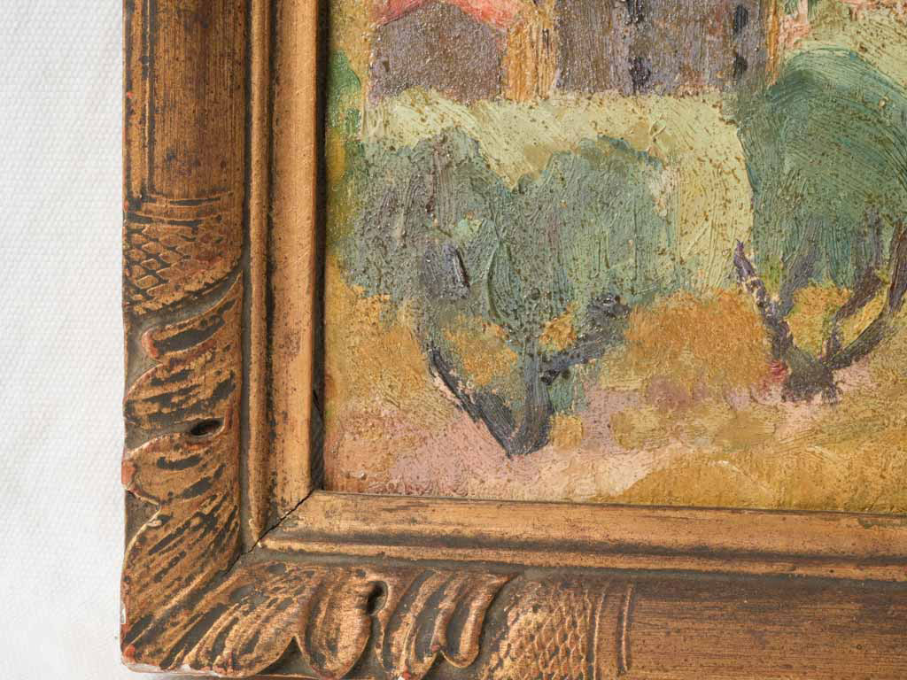 Confident brushwork oil art
