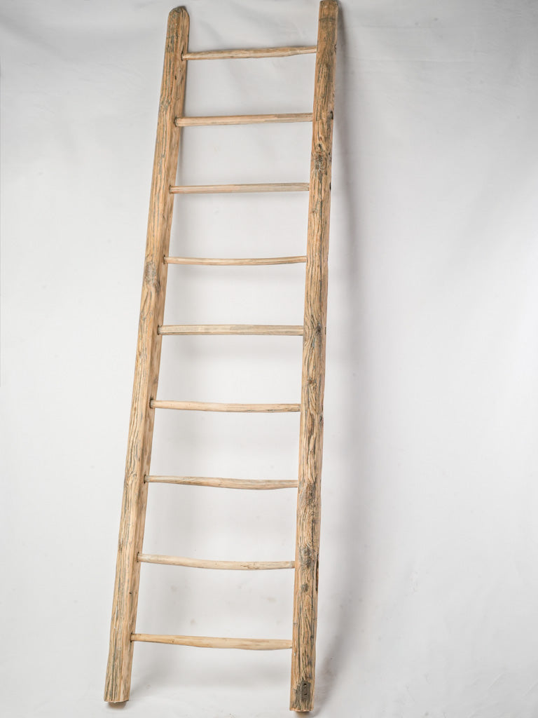 Vintage rustic wooden ladder rack