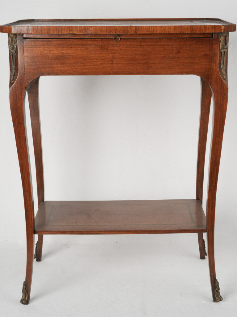Distinctive walnut writing desk