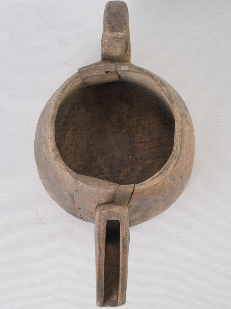 Handmade Vintage Grenoble Wood Pitcher