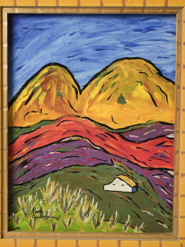 Expressive Fauvist style art piece